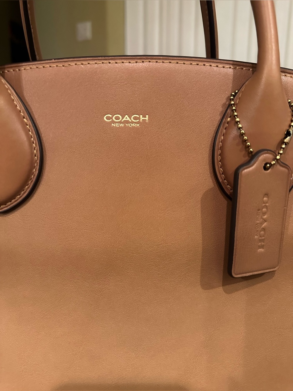 COACH Soft Empire Carryall 40 Honey - Picture 8 of 11